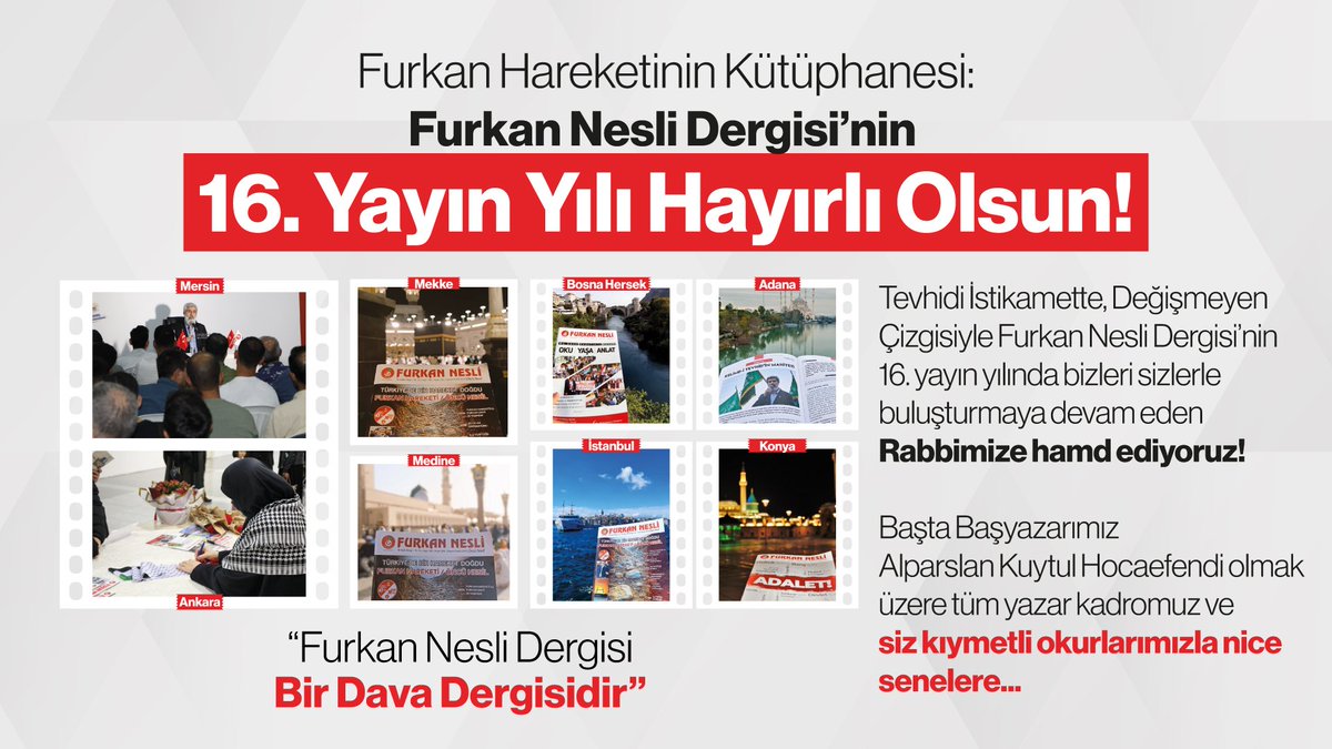 Furkan Nesli Dergisi tweet media