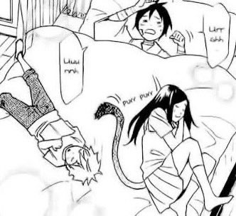 SaveMizuchi's tweet photo. In case you’re having a bad day: the #Noragami trio in the omake (bonus comics in the manga volumes). https://t.co/l3vaTBSMTy