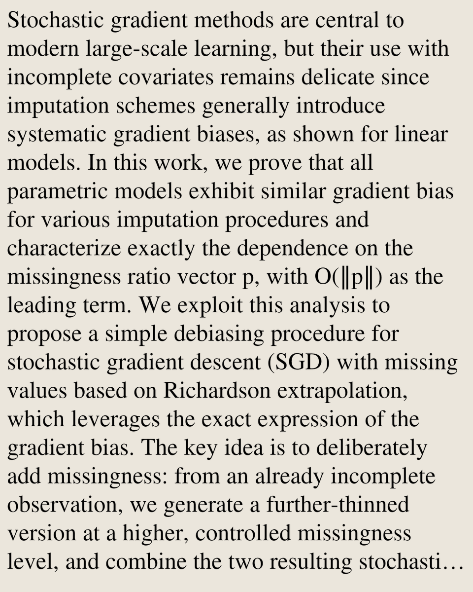 Statistics (Machine Learning) Papers tweet media