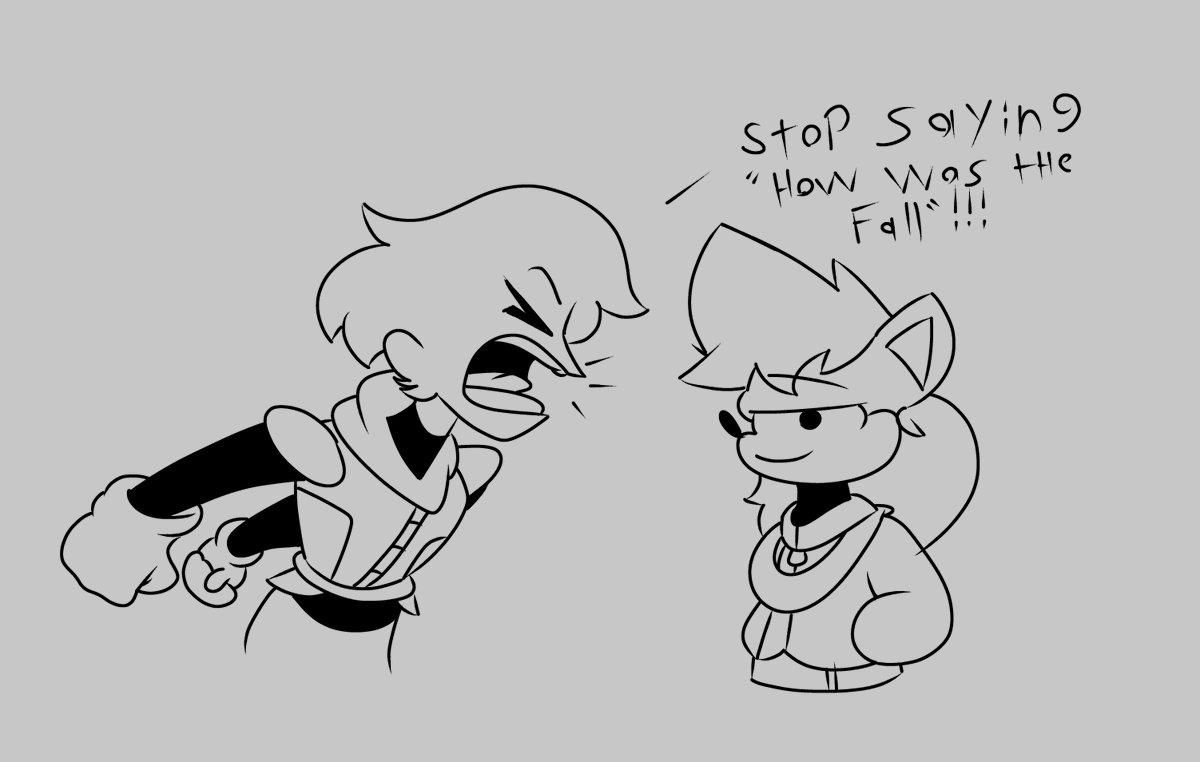 Keith5561's tweet photo. un dibujo de arly como papyrus, el niño que quiere ser parte de la guardia estelar y maestro chef de la pizza.

y un mini chiste del ´´How was the fall´´. https://t.co/rp6Ftm1y0e