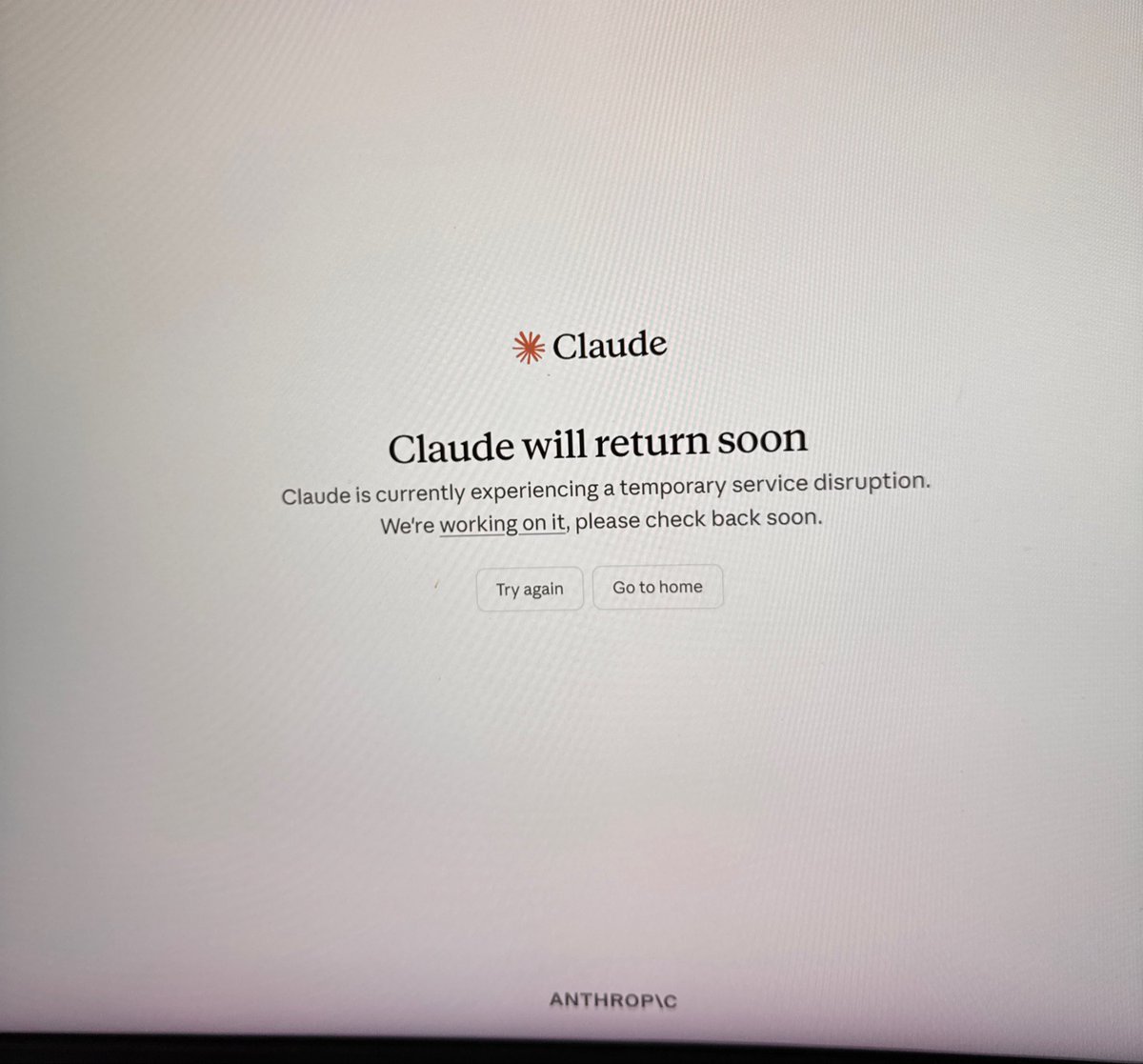 RadenJake's tweet photo. lol everyone is updating all of their Claude driven models post-earnings from NVDA and broke it https://t.co/R3pKd29fgp