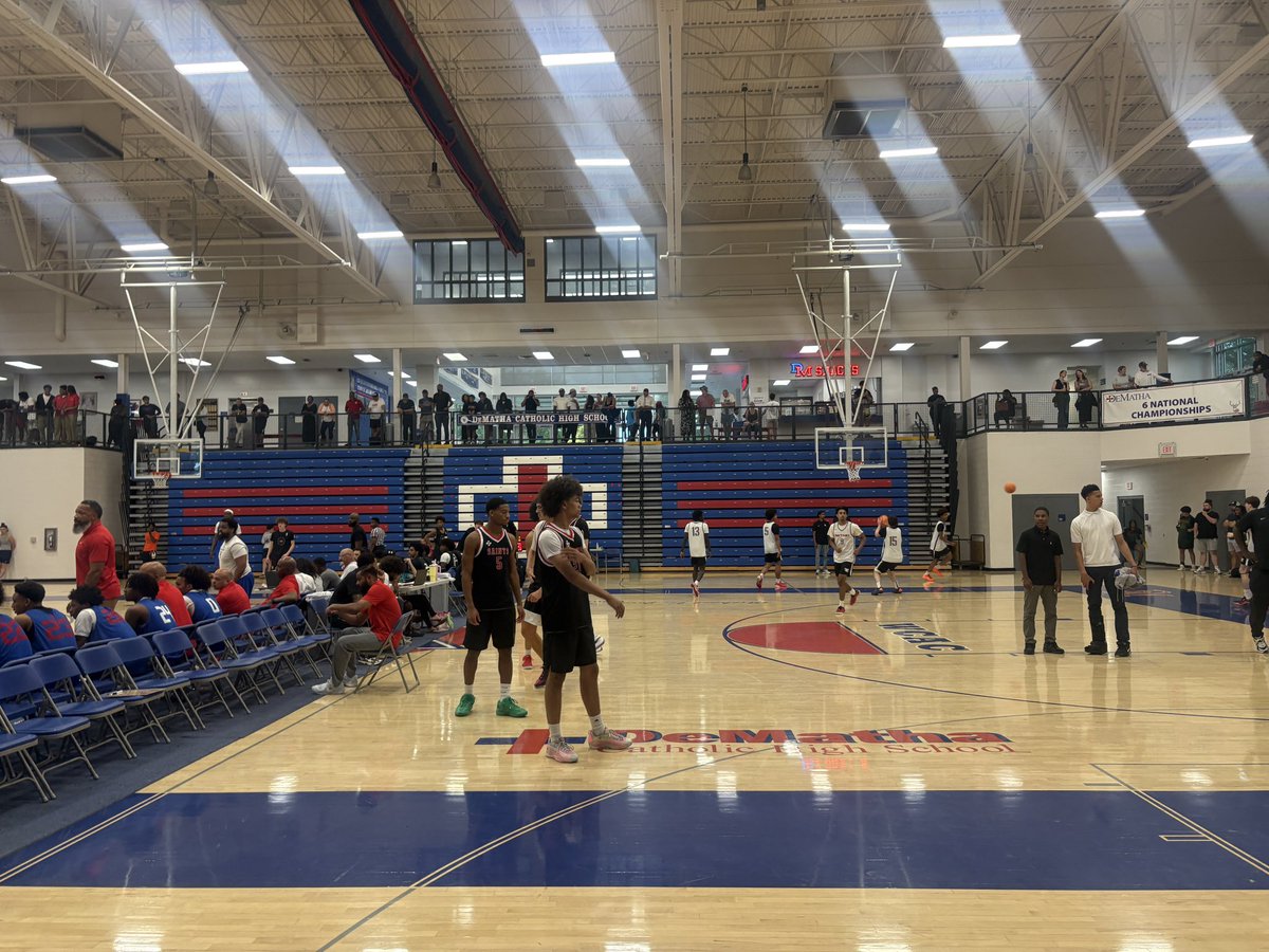 CapitolHoopsSL's tweet photo. Just a couple more minutes until your Ledo’s Pizza Game of the Week tips off on Court 2!

Two Virginia teams looking to make an early statement in this summer league season:

Bethel Academy (@Bethe1academy) vs St. Stephen &amp; St. Agnes (@SSSAS_MBB) https://t.co/9CjcA1xC70