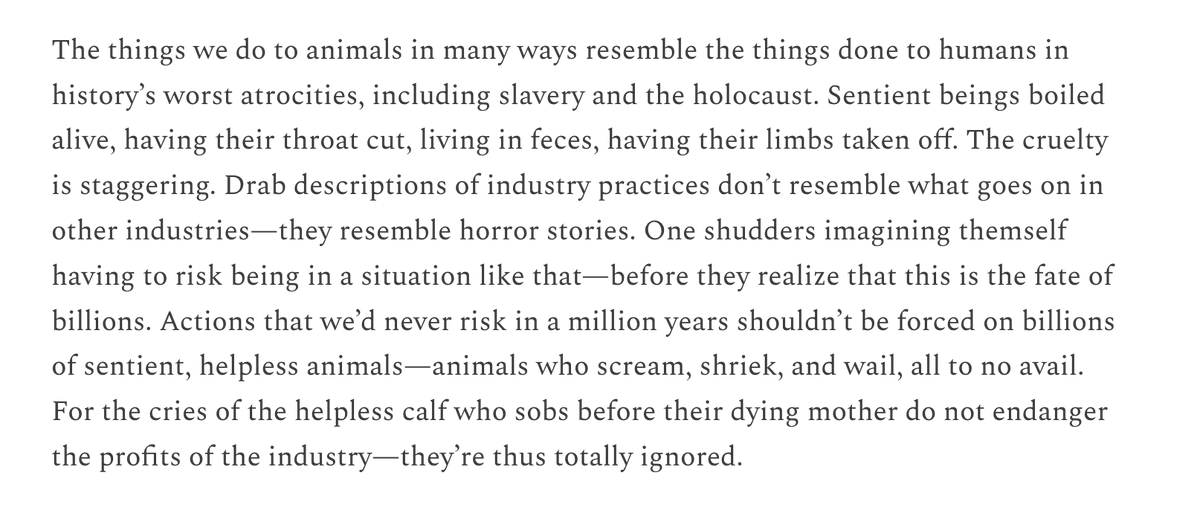 Sharzard5's tweet photo. Matthew Adelstein, May The Factory Farms Burn https://t.co/xwn2O1hx9s