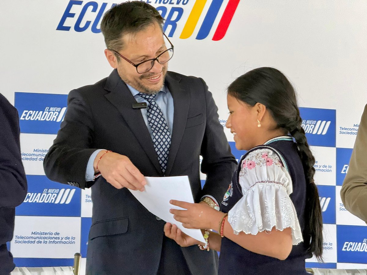 Ministerio de Telecomunicaciones Ecuador 🇪🇨 tweet media