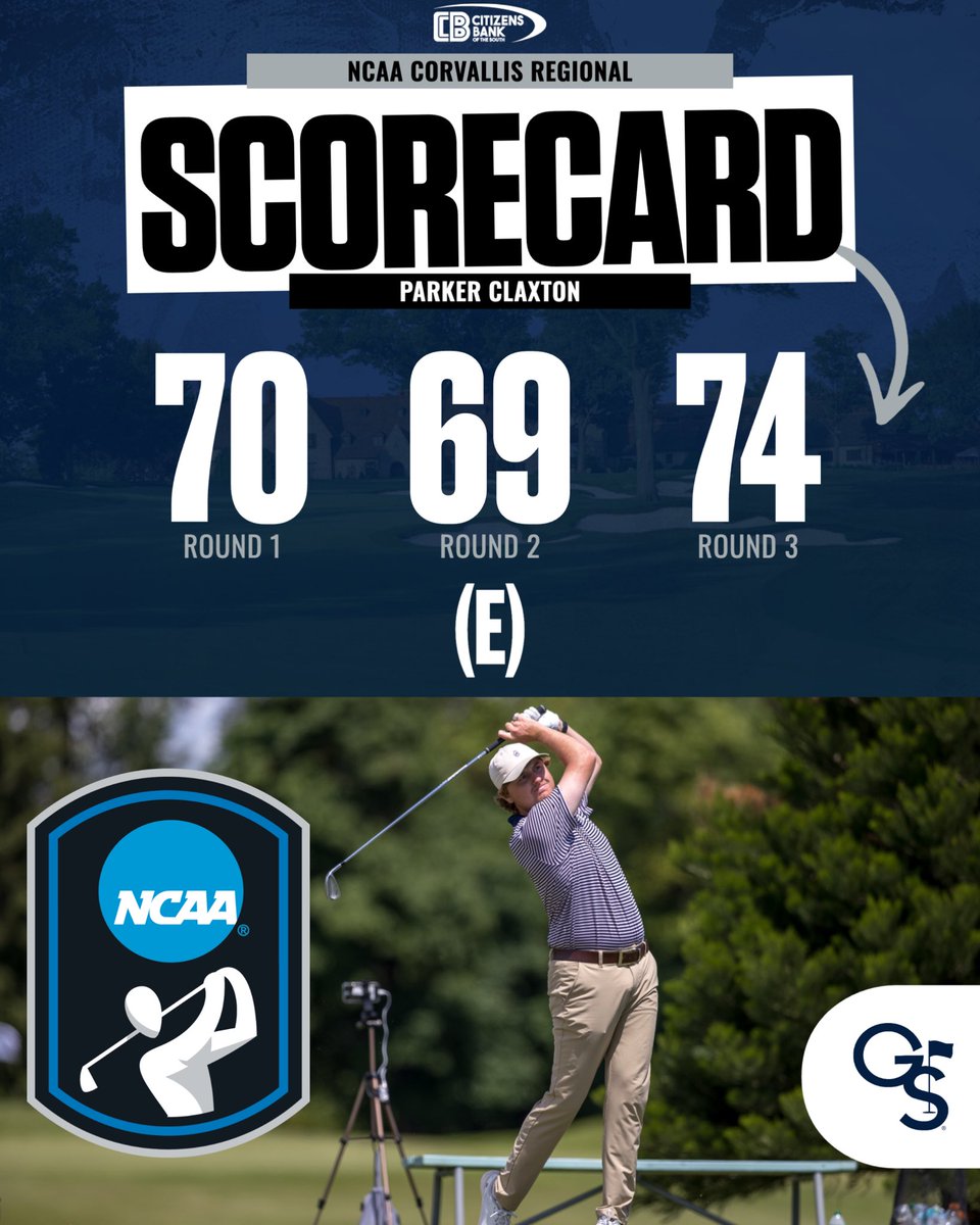 GaSouthernGolf's tweet photo. Season Concludes for Men's Golf at NCAA Corvallis Regional

📰 https://t.co/GW10LQiZo4

#HailSouthern https://t.co/uZ3vp88xWG