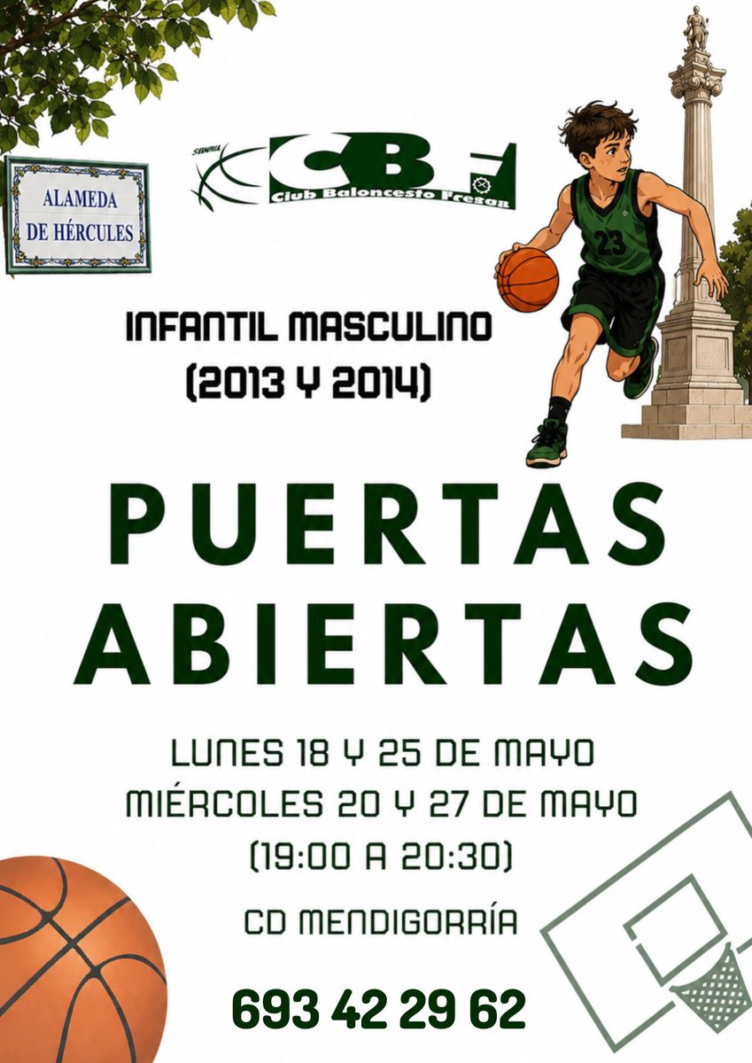 CBFresas's tweet photo. Puertas abiertas del Infantil masculino, para la próxima Temporada 2026/27. https://t.co/AZkPFx4YgS