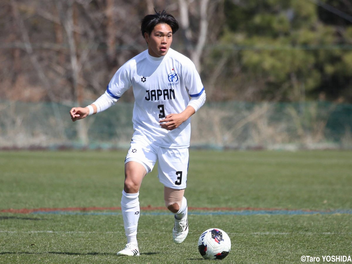 写真特集】[J-VILLAGE CUP U-18]U-17日本高校選抜の強力3バック、大德