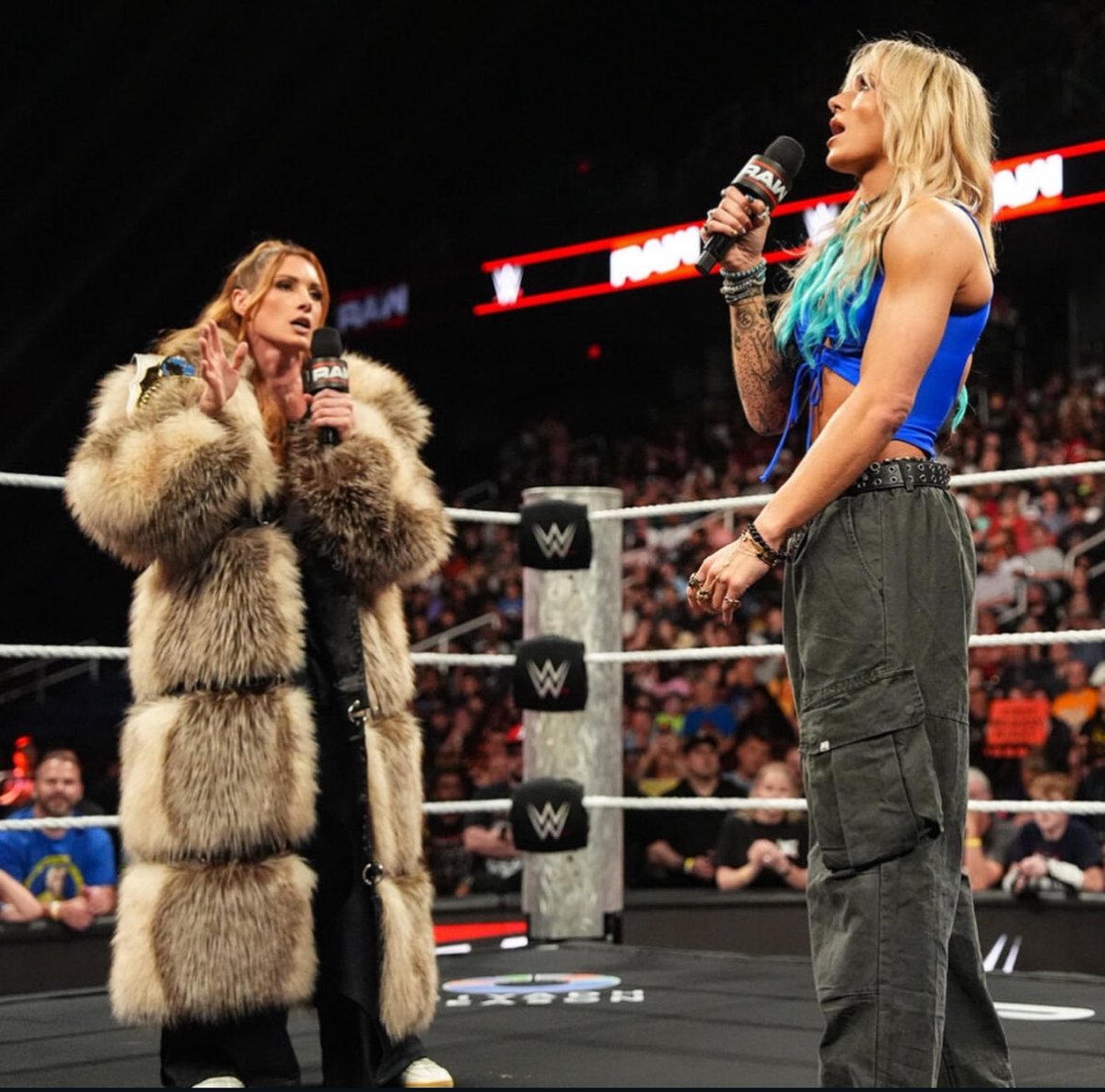 NirvanaInReach's tweet photo. -champion. I’m more than willing to earn my way to a title, no matter how long it takes me. Becky likes to run her mouth a lot on the microphone, whereas I like to do my talking inside the ring. I’m looking forward to facing her at Saturday Night Main Event and showing her that- https://t.co/4lJgu4z2IL
