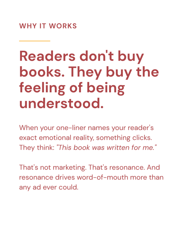 MacarenaLuzB's tweet photo. Finished your book but blank when asked what it’s about?

Happens to everyone.

Your one-liner isn’t a summary. It’s an invitation.

Get it right and your reader feels seen.

Swipe for the formula.

#bookmarketing #writingcommunity #writingtips https://t.co/QDhiPGgAlA