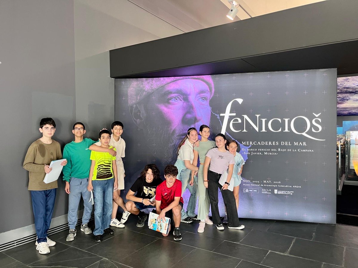 IESMEDICT's tweet photo. Los alumnos de 1.ºESO del programa ABP visitaron el miércoles 13 de mayo la exposición temporal “Fenicios. Mercaderes del mar” del museo ARQUA.
#iesmediterráneocartagena #iesmediterráneo #abp #museoarqua #cartagena https://t.co/NCjjM1HPp7