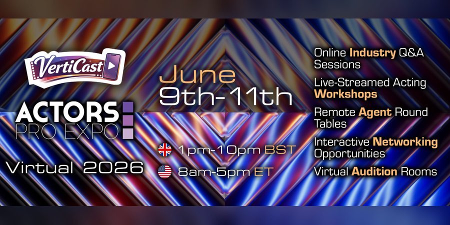 OpenAuditionsUK's tweet photo. Want to take your acting career seriously?
This 3-day online actors conference brings together Casting Directors, Directors, Agents and experts from some of the world's biggest productions.
If you're ready to stop waiting and start building momentum, this event is for you. https://t.co/ScMxACyPmj
