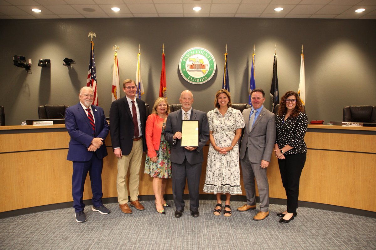 medfleetamb's tweet photo. We are incredibly honored to be recognized by the Pasco County, Board of County Commissioners with a Resolution honoring MedFleet LLC for 33 years of service to Pasco County! https://t.co/aMiAG483Gl