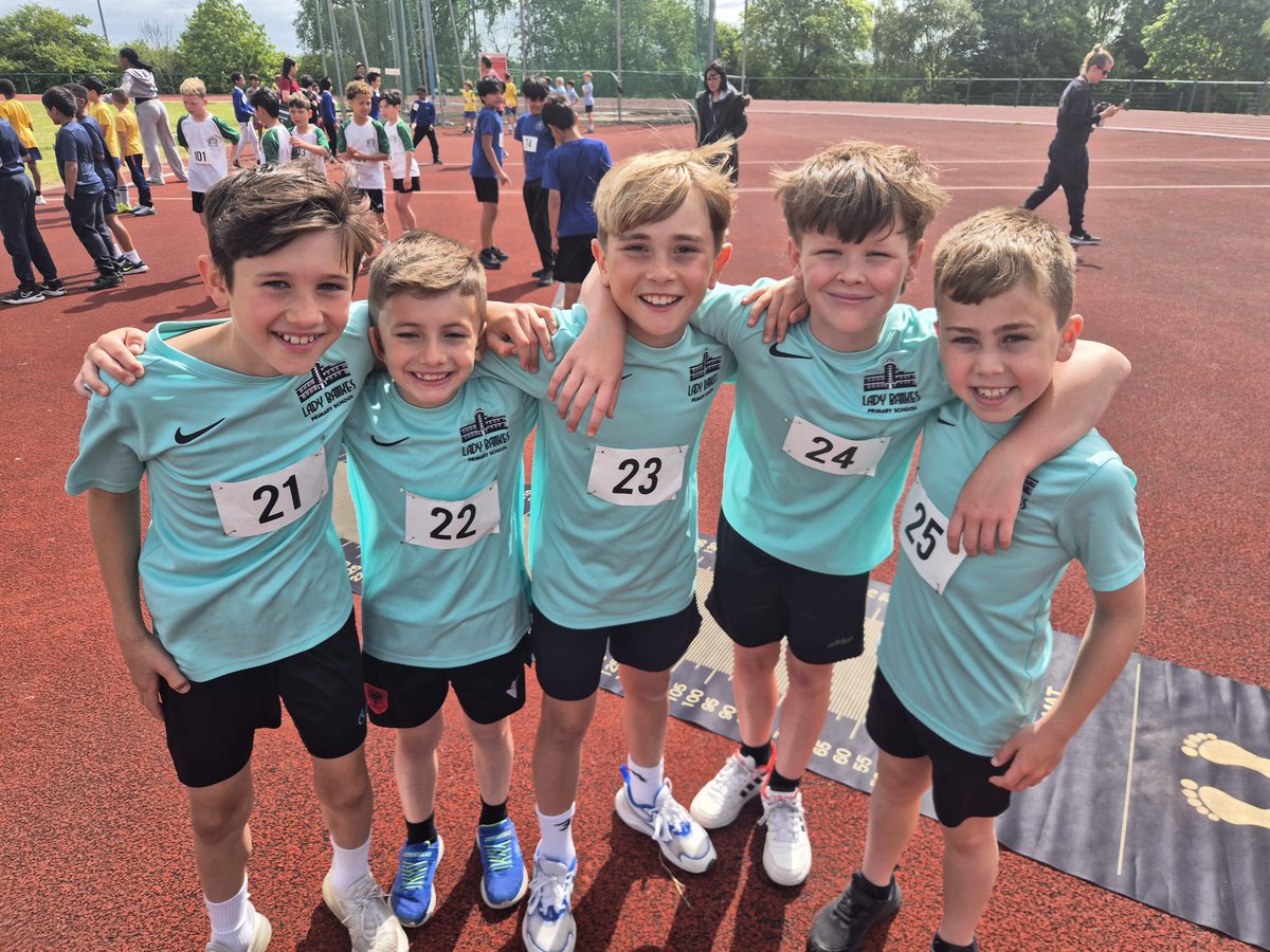 lady_bankes's tweet photo. Congratulations to the Y3/4 athletics team who were crowned Hillingdon Quadkids champions today! So proud of you! #TeamLB https://t.co/obmVkobHNy