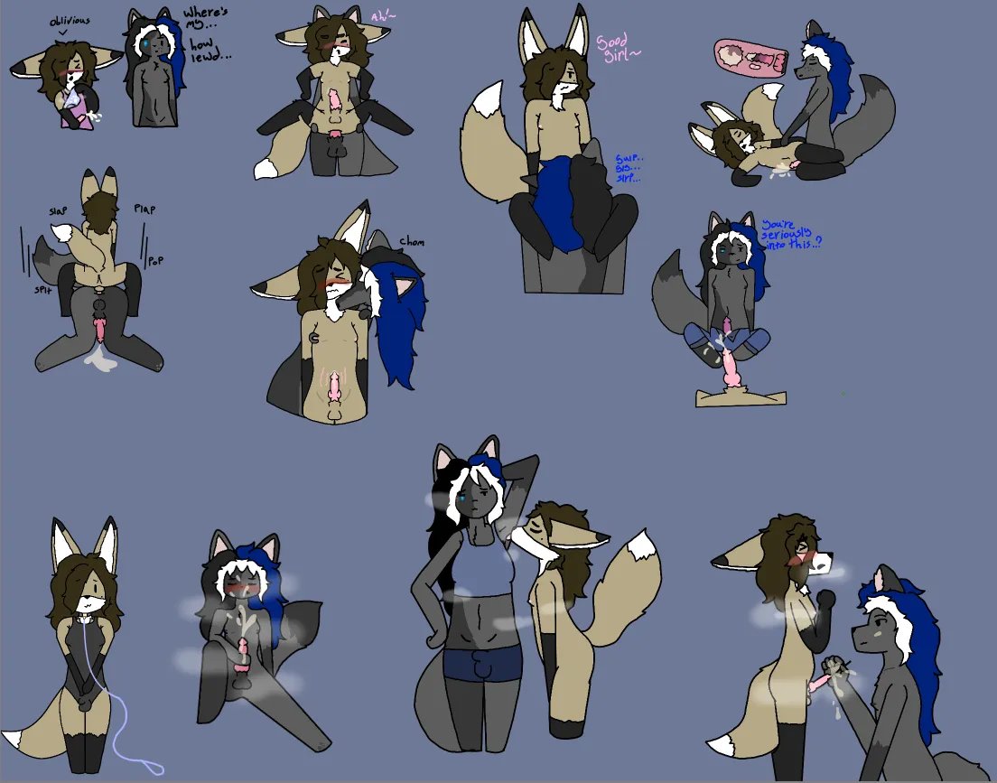 CheebyCheebs's tweet photo. fuck it! nsfw doodles! >:3 (if you wanna see any nsfw art i do, itll be on my alt bsky https://t.co/OzDQWOQcJy)

plan to make these into actual drawings -w- https://t.co/ENs4c7yiy4
