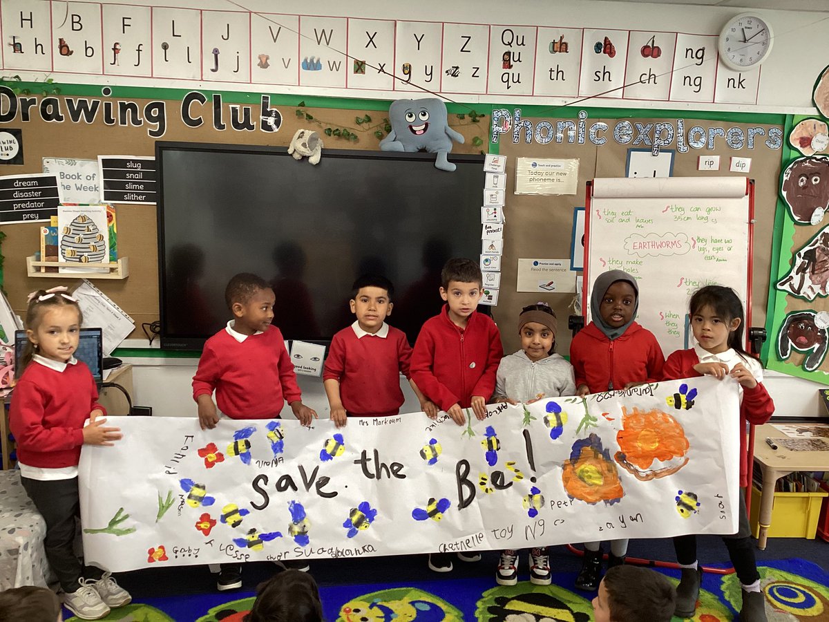Highlees's tweet photo. EYFS took part in a peaceful protest for #worldbeeday2026 🐝 https://t.co/BKxCssenyf