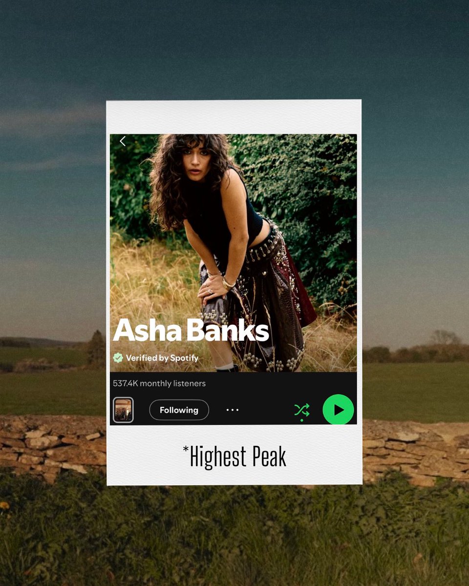 Asha Banks Charts tweet media