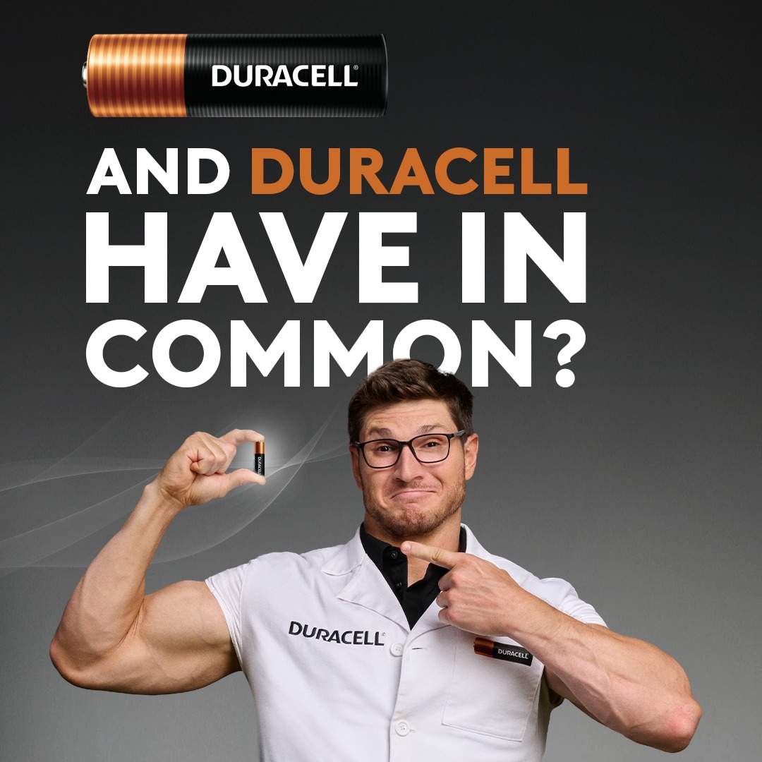 Duracell's tweet photo. Get the new Limited Edition Messi x Duracell batteries while you can, now available in store at Lowe's.