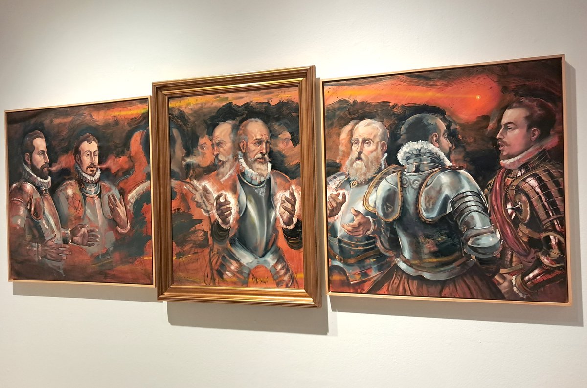 AlvaroBazan2026's tweet photo. Recuerda que en #Granada puedes ver la expo ‘Álvaro de Bazán, el relámpago de la Historia’, de @DanielParraARTE, con dos momentos destacables este finde:
* Viernes a las 1900, charla con Antonio Luis G. Beltrán.
* Sábado a las 1900, visita guiada por el pintor.
#ÁlvaroBazán2026 https://t.co/YM5jik98ov