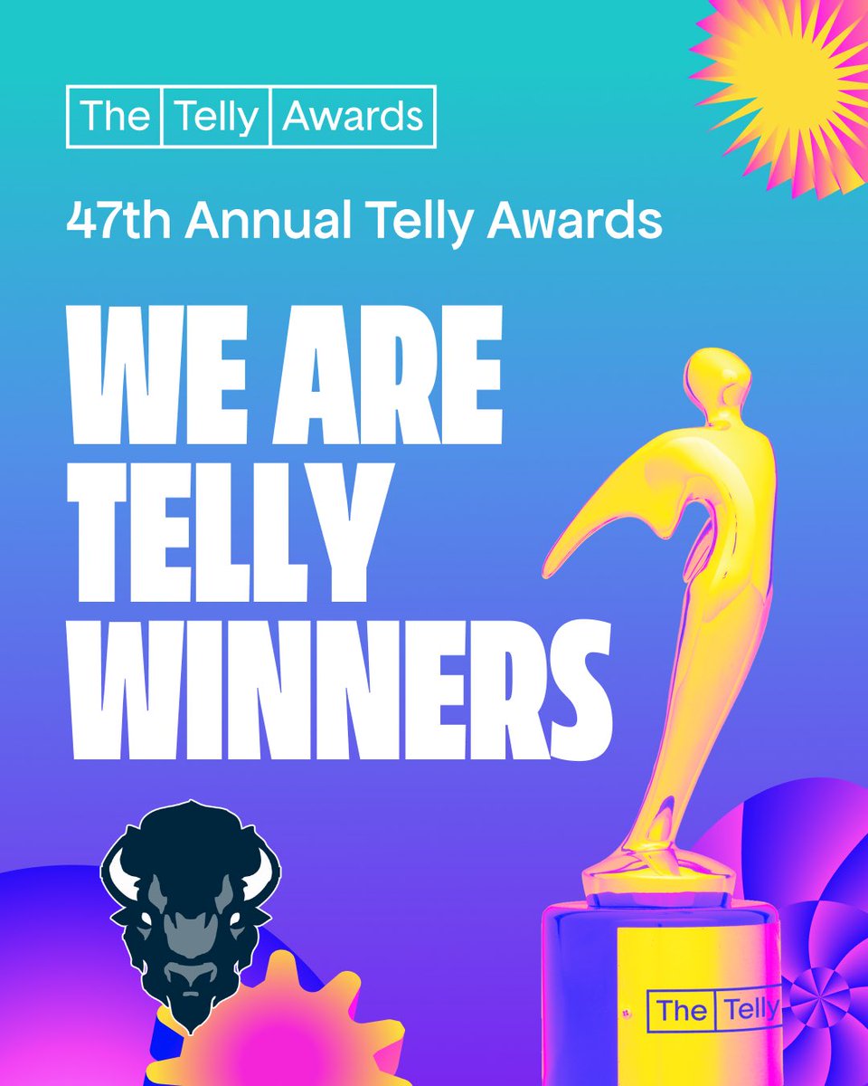 HUMensBB's tweet photo. The Dream Factory builds champions on and off the court. 🏆🏆🏆

Proud to announce that our creative team took home 3 Telly Awards — 2 Silver and 1 Bronze — for our Anime Schedule Release and Cinematic Introduction Video.

Established in 1979, the Telly Awards receive over 13,000 global entries and are judged by industry leaders from Adobe, IMAX, Netflix, HBO and more. When you dream big, the world takes notice.

This is what happens when you let creatives cook. 🎬✨

#dreamfactory🦬🔵🔴
#howarduniversity
#TellyAwards