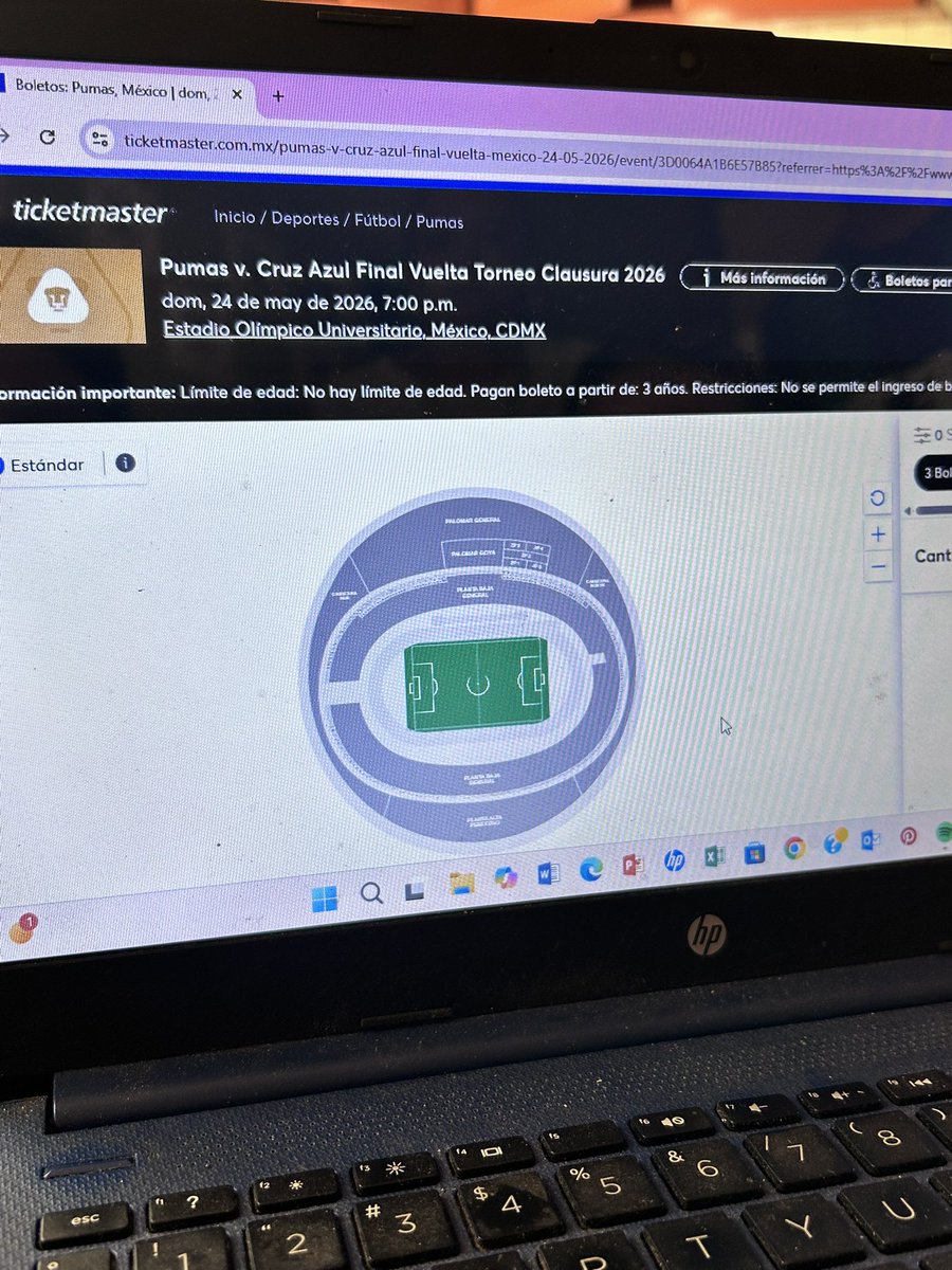 scarlaraaa's tweet photo. @ximenaruizzzb Me volvió a ganar Ticketmaster 😔 https://t.co/6ObJkfeiIh