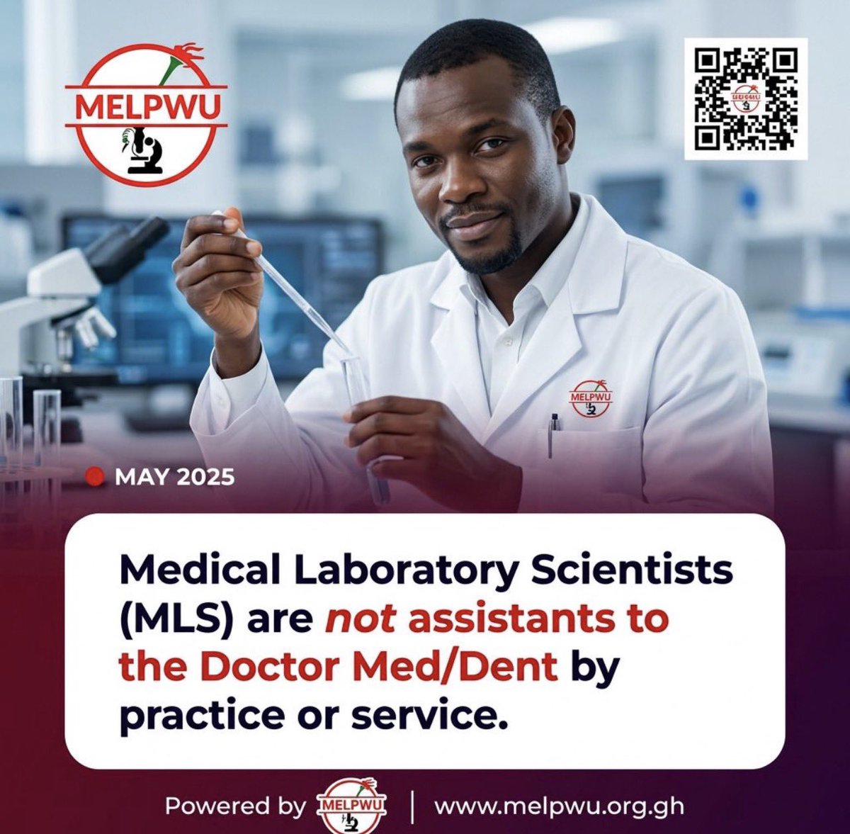 Medical Laboratory Prof. Workers' Union (Melpwu) tweet media