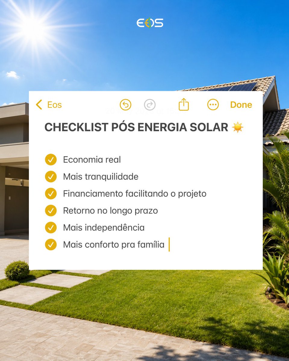 eos_finbr's tweet photo. A conta de luz não para de subir⚡

Enquanto isso, cada vez mais pessoas estão indo pra energia solar.

✔️ Economia real
✔️ Mais conforto
✔️ Mais independência
✔️ Projeto financiado

Saiba mais: https://t.co/gGlPywBWKl

#EnergiaSolar #Solar #ContaDeLuz #Eos https://t.co/cY0tKjUiSS