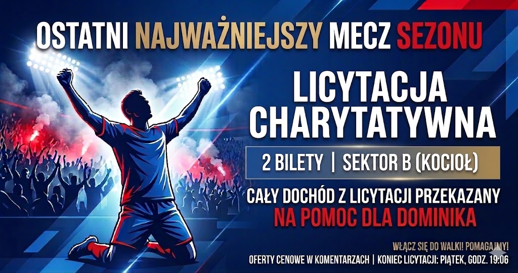 FORBG1906's tweet photo. 🔵⚪️🔴 ZDOBĄDŹ 2 BILETY NA SEKTOR B ! ⭐️

Zabrakło dla Ciebie wejściówek na niedzielne święto przy R22 ? 🤔
Jeden z kibiców przekazał nam 2 bilety 💥, a my wystawiamy je na licytację dla Dominika ! 🔥❤️
👉Licytacja odbywa się wyłącznie na naszym profilu na Facebooku! https://t.co/adAc2A6iBc