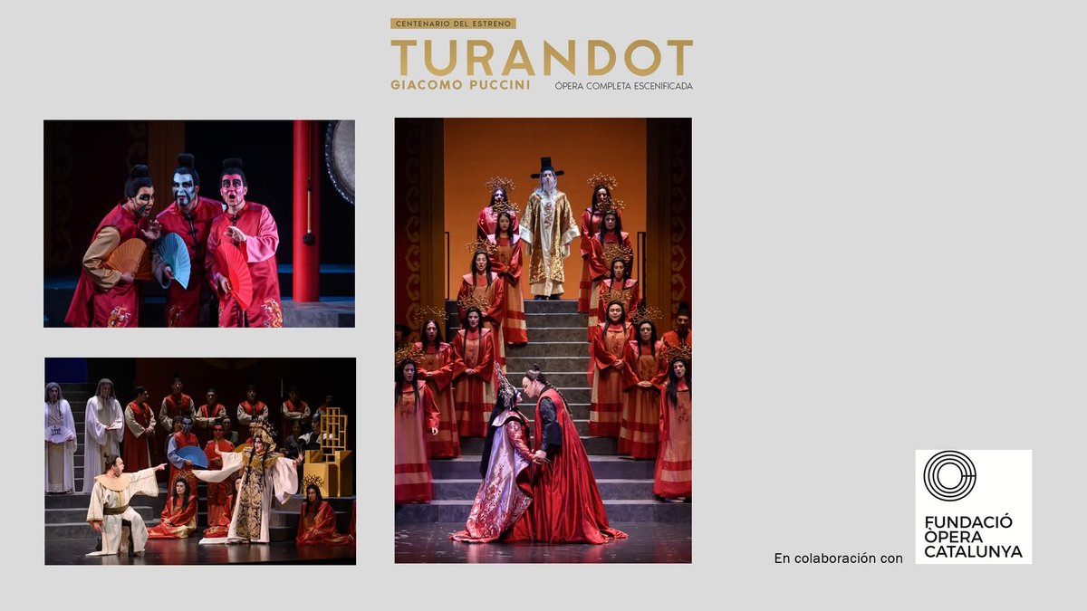 OrquestaORA's tweet photo. Felices de anunciar que la producción de #Turandot va a contar con la colaboración de la Fundació Òpera a Catalunya (FOC), una institución referente en el país fundada hace más de cuarenta años. 

¡Feliz miércoles! https://t.co/8JyShuGUeF
