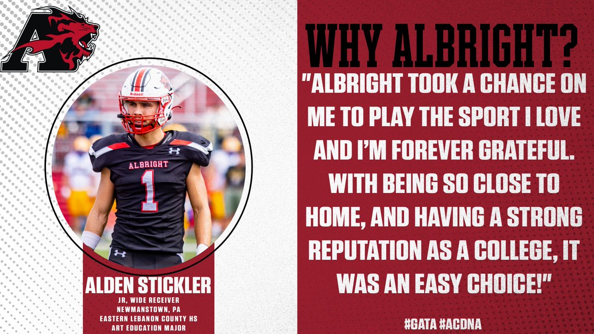 Albright Football tweet media