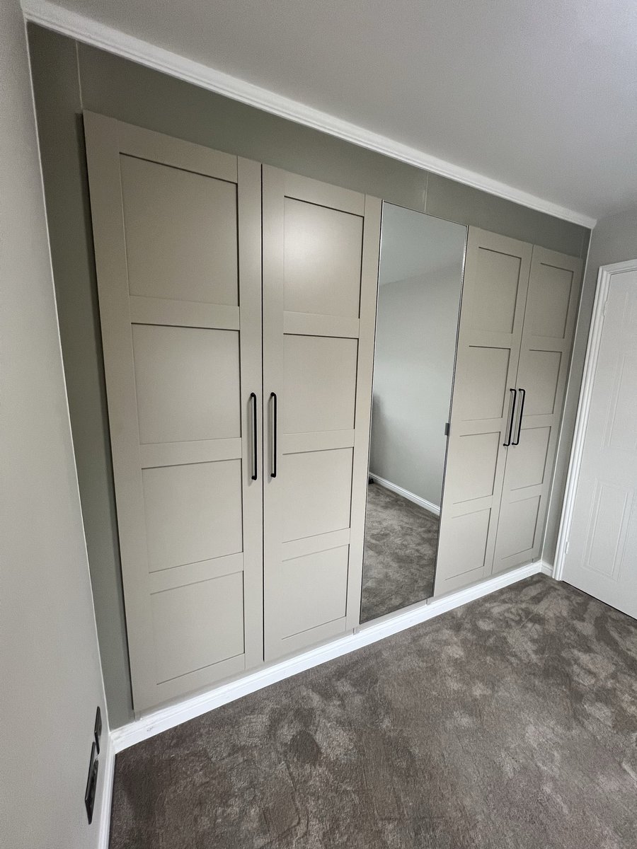 SimonHandyman's tweet photo. Bespoke Ikea wardrobes fitted in Lichfield this week https://t.co/q3N2PE4Bt1