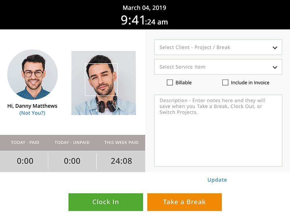 eBillity's tweet photo. Say goodbye to expensive punch clocks and eliminate buddy punching. 👋⏰ Upgrade to an easy-to-use online employee time clock kiosk and leave costly hardware behind. Modernize your workforce management with smarter, more secure time tracking. 🚀 https://t.co/0lJeDG3C8h https://t.co/DPjIw64FdX
