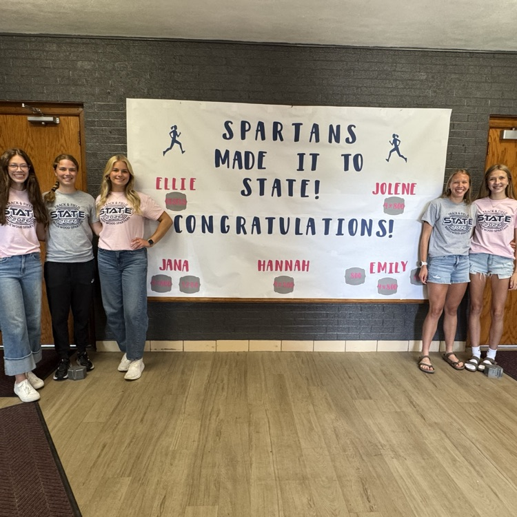 Cambridge_227's tweet photo. Congratulations to our State Qualifiers! Wishing you the best of luck tomorrow at State. Go Spartans! https://t.co/t9vD0CwLH4