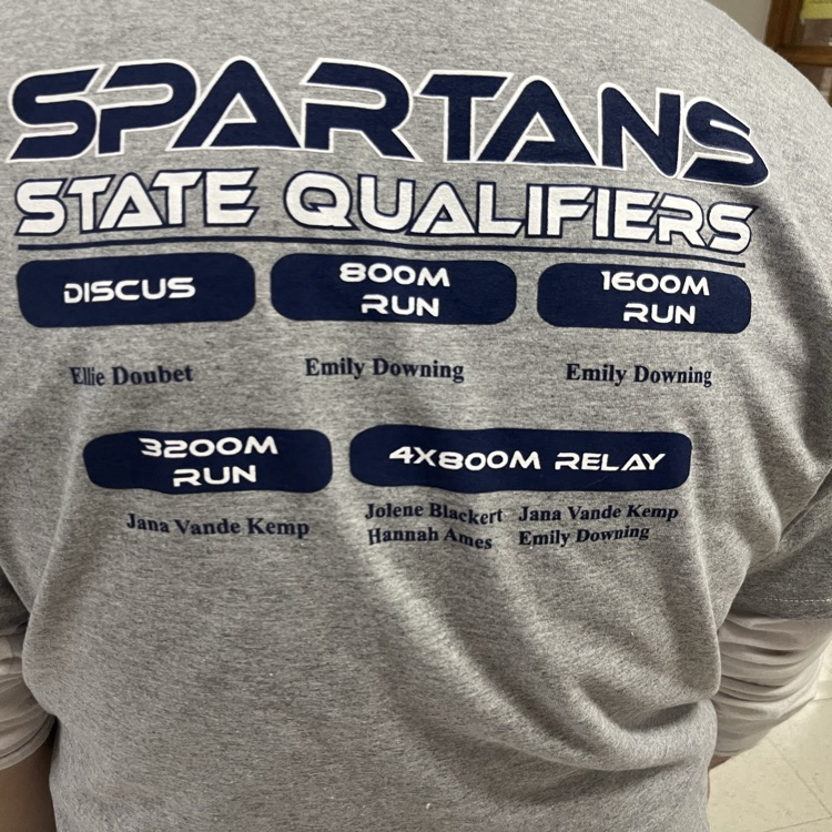 Cambridge_227's tweet photo. Congratulations to our State Qualifiers! Wishing you the best of luck tomorrow at State. Go Spartans! https://t.co/t9vD0CwLH4