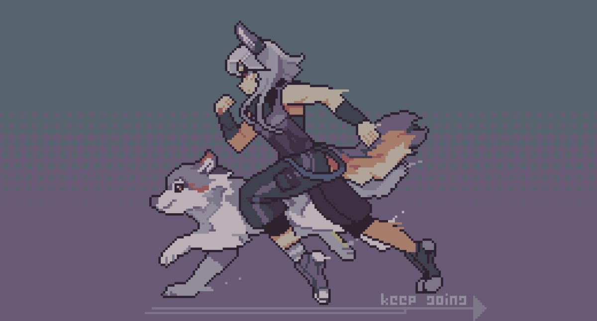 sakanaito_px's tweet photo. 🐺💨  || #pixelart https://t.co/7bHjnn4DyL