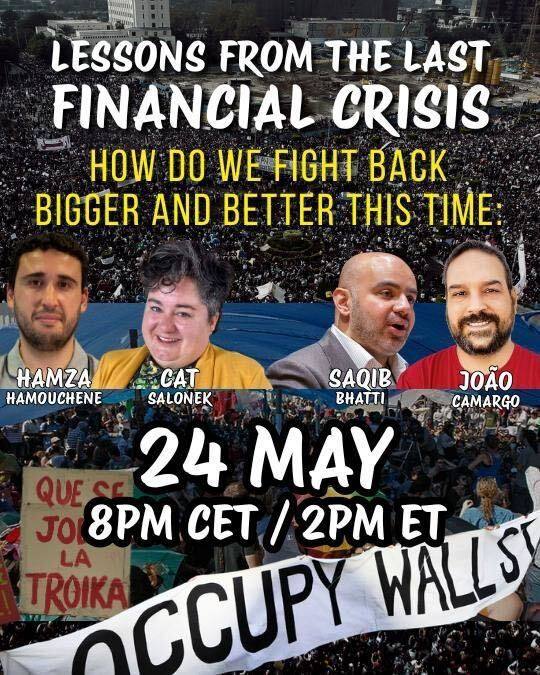 ACREcampaigns's tweet photo. The War on Iran, the AI bubble, &amp; the overvaluation of companies in the global economy are just a few possibilities for how we end up in a global financial meltdown.

Despite the causes, we need to be prepared. On May 24 at 2 pm ET, we’re getting to it. https://t.co/6ZPHZhu5Hi https://t.co/y0GaG1V3LZ