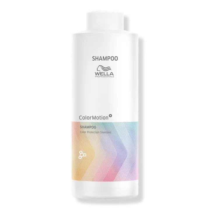 ShSalons's tweet photo. Keep your color vibrant and hair silky smooth with WELLA PROFESSIONAL's ColorMotion+ Color Protection Shampoo 🌈✨ Enjoy up to 8 weeks of stunning color while strengthening from root to tip. Try it now for only $5.60! #HairGoals #ColorCare https://t.co/lmhwmP0pC5 https://t.co/dKwflNNDmo