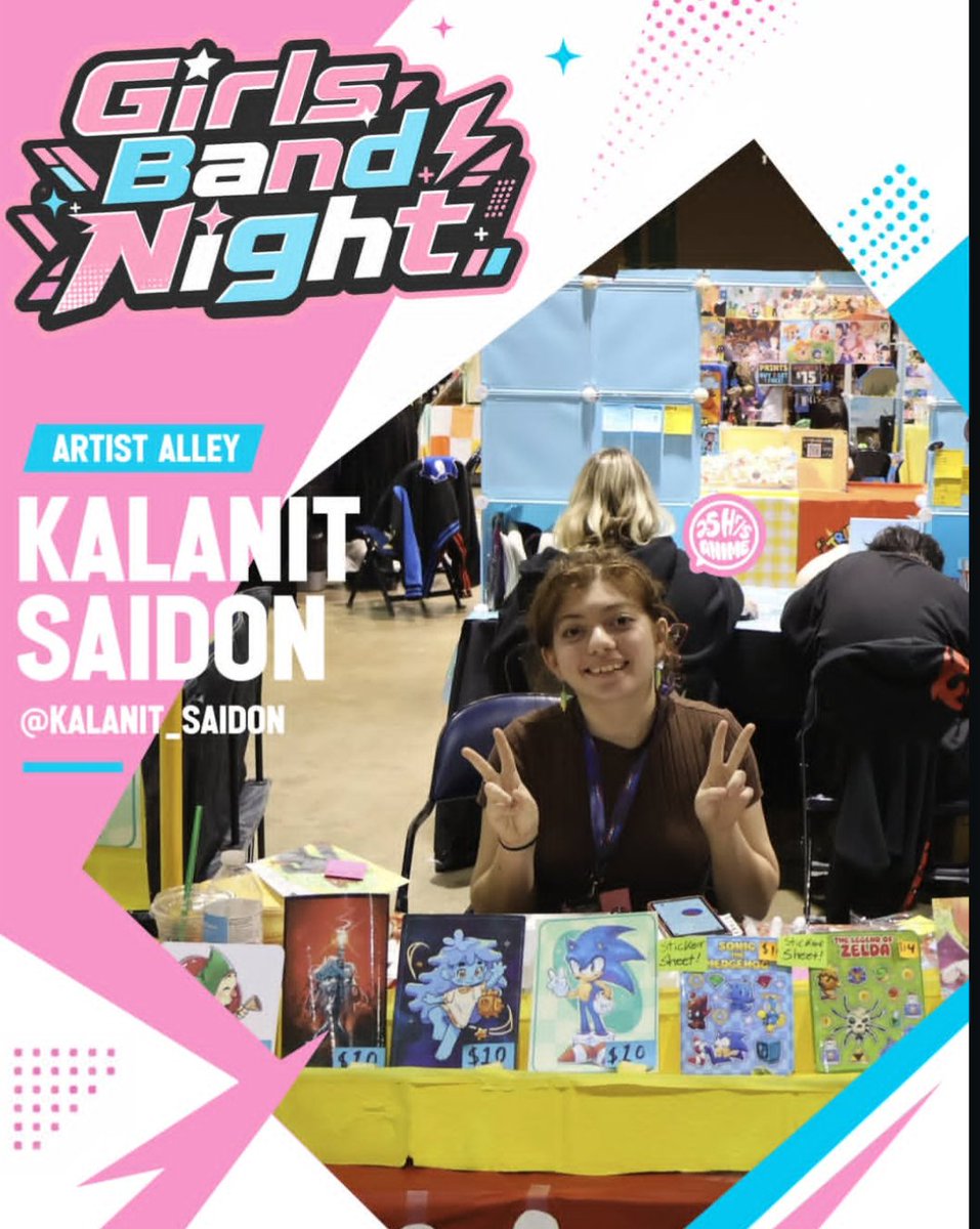 kalanit_saidon's tweet photo. I'll be attending 25HOURSTUDIO's anime convention MAY 29TH 

More info here! https://t.co/sMDAm8eIny https://t.co/WepROMbvM8