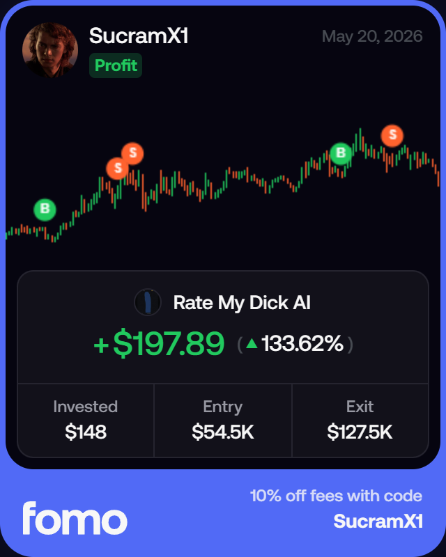 SucramX1's tweet photo. New to trading but solid for a beginner. https://t.co/ZRVoIskcSy