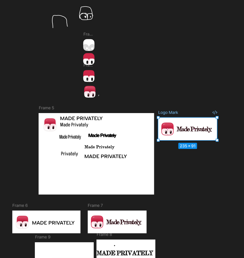 renamelayer's tweet photo. The fastest logo design I did in @figma https://t.co/3rLKQFSA2t