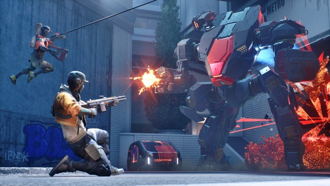 BratorNews's tweet photo. Split Gate developers have announced a brand new game. 

This is EMPULSE. 

✅6v6 movement shooter.
✅Wallrunning feature.
✅Grappling, holojumps and more.
✅Ability to pilot mechs.

Titanfall fans. Are you happy?

#News #Splitgate #EMPULSE https://t.co/ZwQLApQ3dM