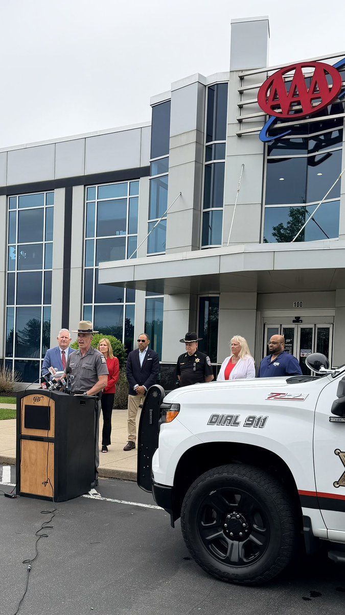 ErieCountyClerk's tweet photo. Today, I joined the @AAA_WCNY, @nyspolice and @ECSONY1 to raise awareness about the “100 Deadliest Days” — the dangerous period between Memorial Day and Labor Day when teen traffic fatalities historically increase. 1/2

#100DeadliestDays #JustDrive https://t.co/WmvY9fltky