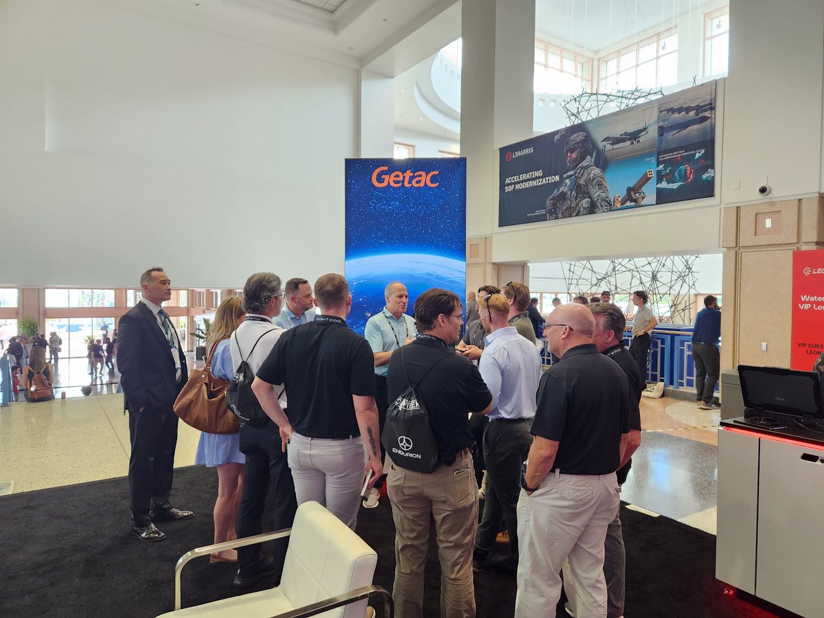 CISSecure's tweet photo. The CIS Secure team is onsite at #SOFWeek 2026 demonstrating our Secure Mobility Platform, altOS. We’ve enjoyed speaking to attendees about how CIS Secure delivers mission-ready mobility solutions for today’s most demanding operational environments. Visit us in Getac Booth #2400. https://t.co/aCCgahwD5C