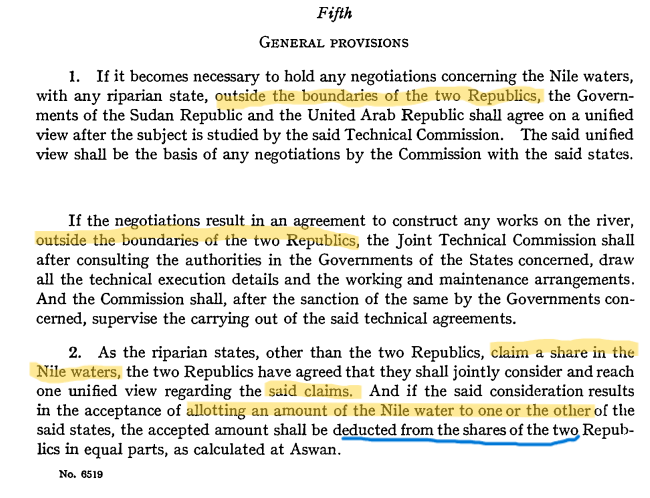 Mubarak_JT's tweet photo. @HanyIbrahim17 Egy-Sud spent decades defending 1959 monopoly agrt that completely ignored Eth &amp; others, as if our existence &amp; rights on Nile do not matter. Real cooperation cannot be built on exclusivity &amp; monopoly. First, there must be acceptance of our claim/share. stop the bravado .. https://t.co/ZBT5Kw2jZA
