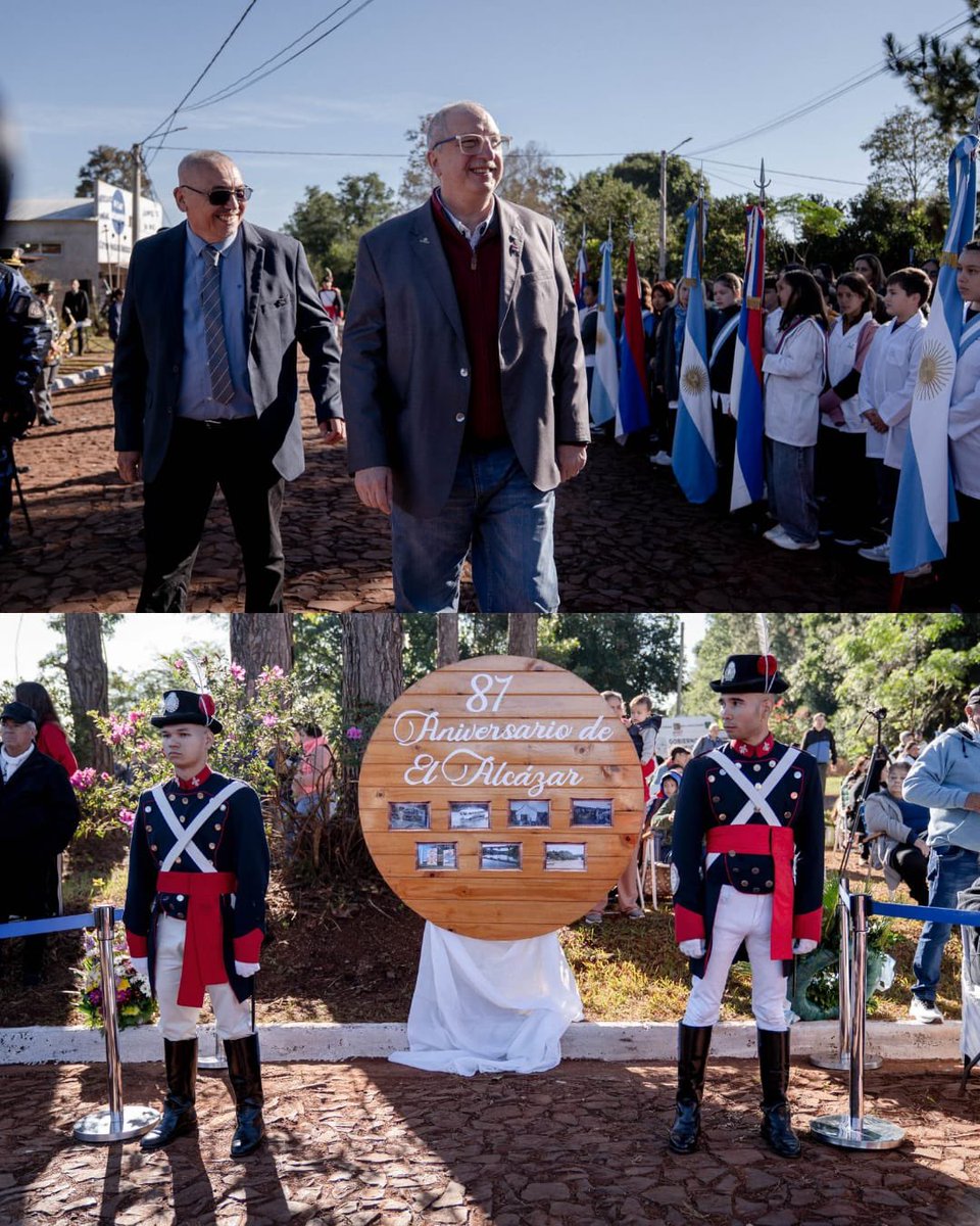 passalacquaok's tweet photo. Hoy acompañé al pueblo de El Alcázar en su 87° aniversario, una comunidad construida con esfuerzo y trabajo.

En una jornada muy emotiva, recordamos y homenajeamos a los pioneros que hicieron posible el crecimiento de esta hermosa ciudad. A ellos, mi gratitud y reconocimiento permanente.