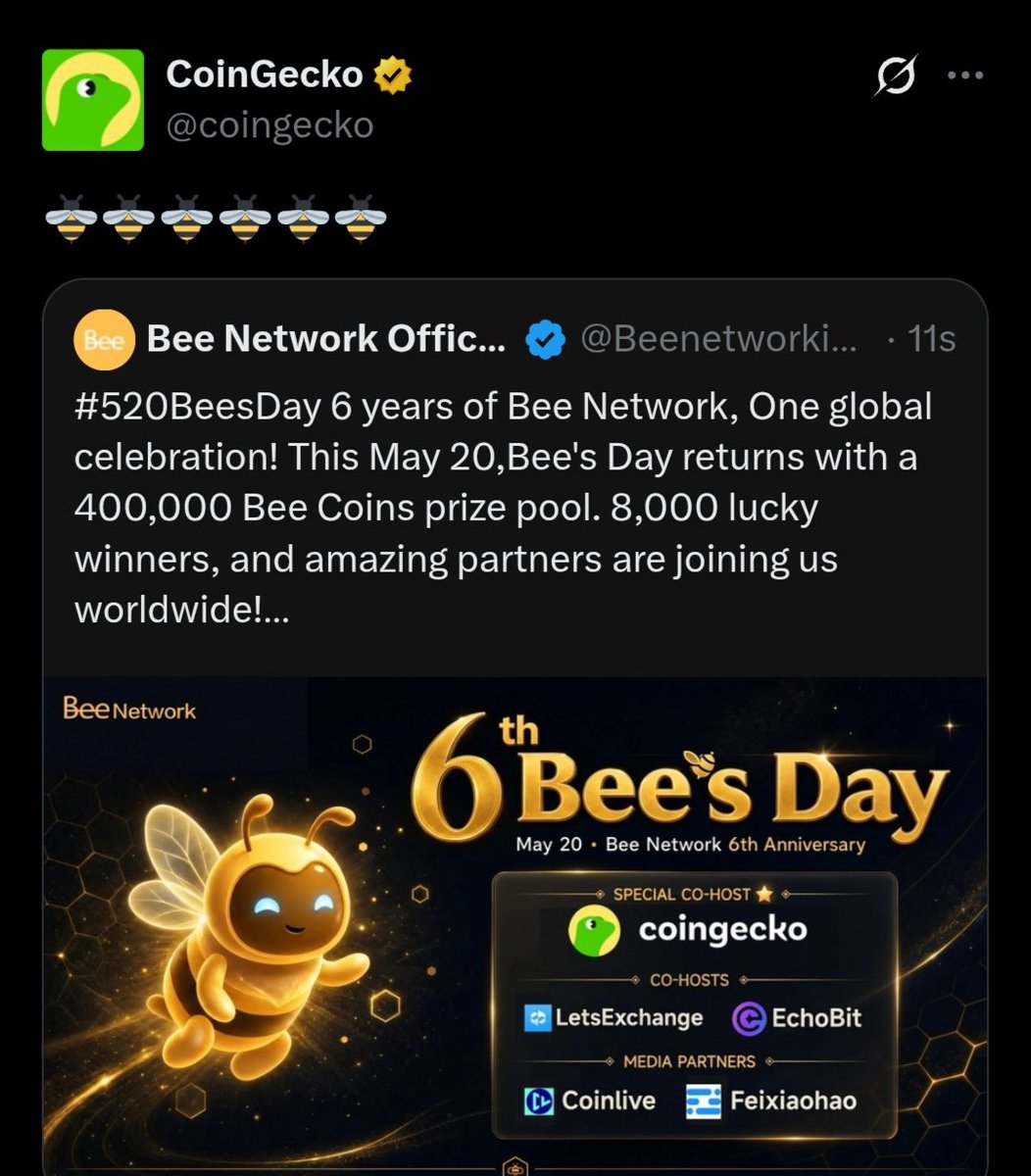 BEE Network Mining 💛 tweet media