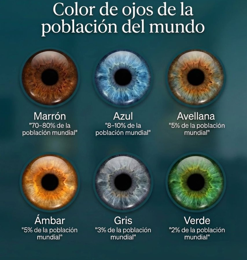 pabfacu's tweet photo. Que color de ojos tienes?
Sabes que porcentaje de humanos lo tiene?
Dime de que color es el tuyo!!!

Retwitear para que todos se enteren!! https://t.co/hkiIjO1V64