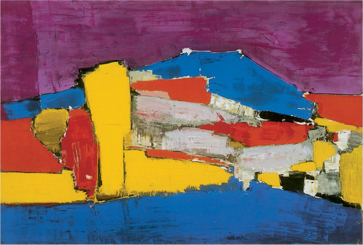 DanBerthod's tweet photo. Nicolas de Staël
Montagne Sainte-Victoire, 1954 https://t.co/kGtOvC4AV8