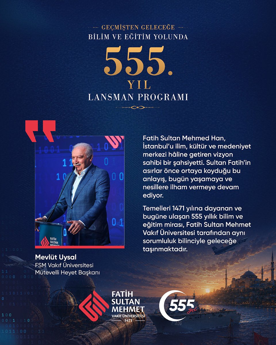 Fatih Sultan Mehmet Vakıf Üniversitesi tweet media