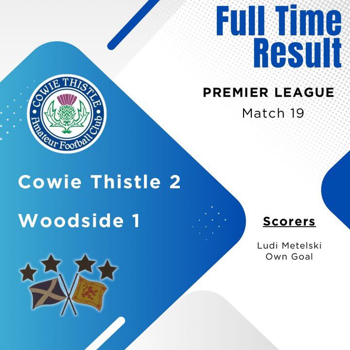 Cowie Thistle AFC tweet media