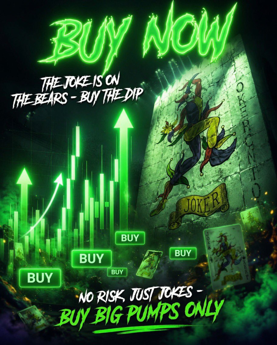 heekeemee's tweet photo. @koop0x Not just a meme but an ultimate runner

Game is being worked on and would be shipping this coming week, and we’re currentyly sitting on a $62k Mc

Keep an eye out for the ticker $JOKERCRNK

Cause all jokes gonna be on the charts https://t.co/OuuMn7lbfK